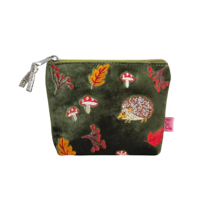 Lua Hedgehogs Mini Purse - Olive