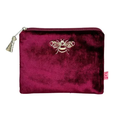 Lua Bee Purse - Red Velvet