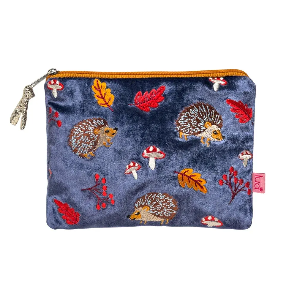 Lua Hedgehogs Purse - Purple