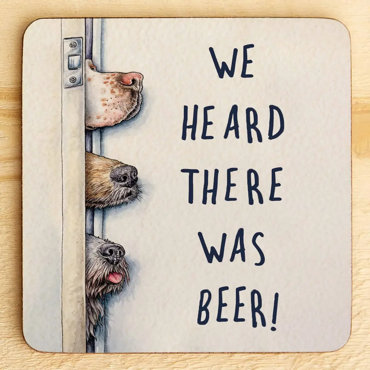 Dogs Beer Coaster
