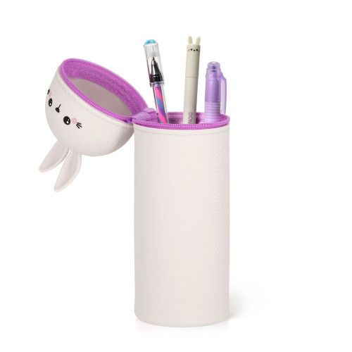 Legami 2 In 1 Silicone Pencil Case - Bunny