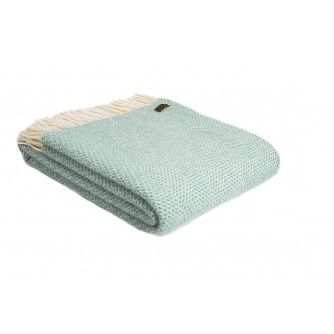 Tweedmill Beehive Throw - Ocean