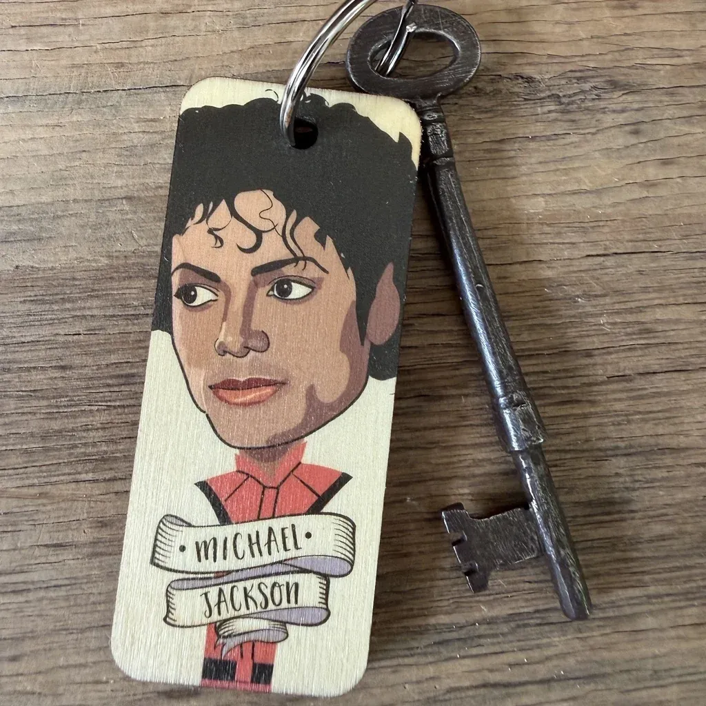 Michael Jackson Keyring