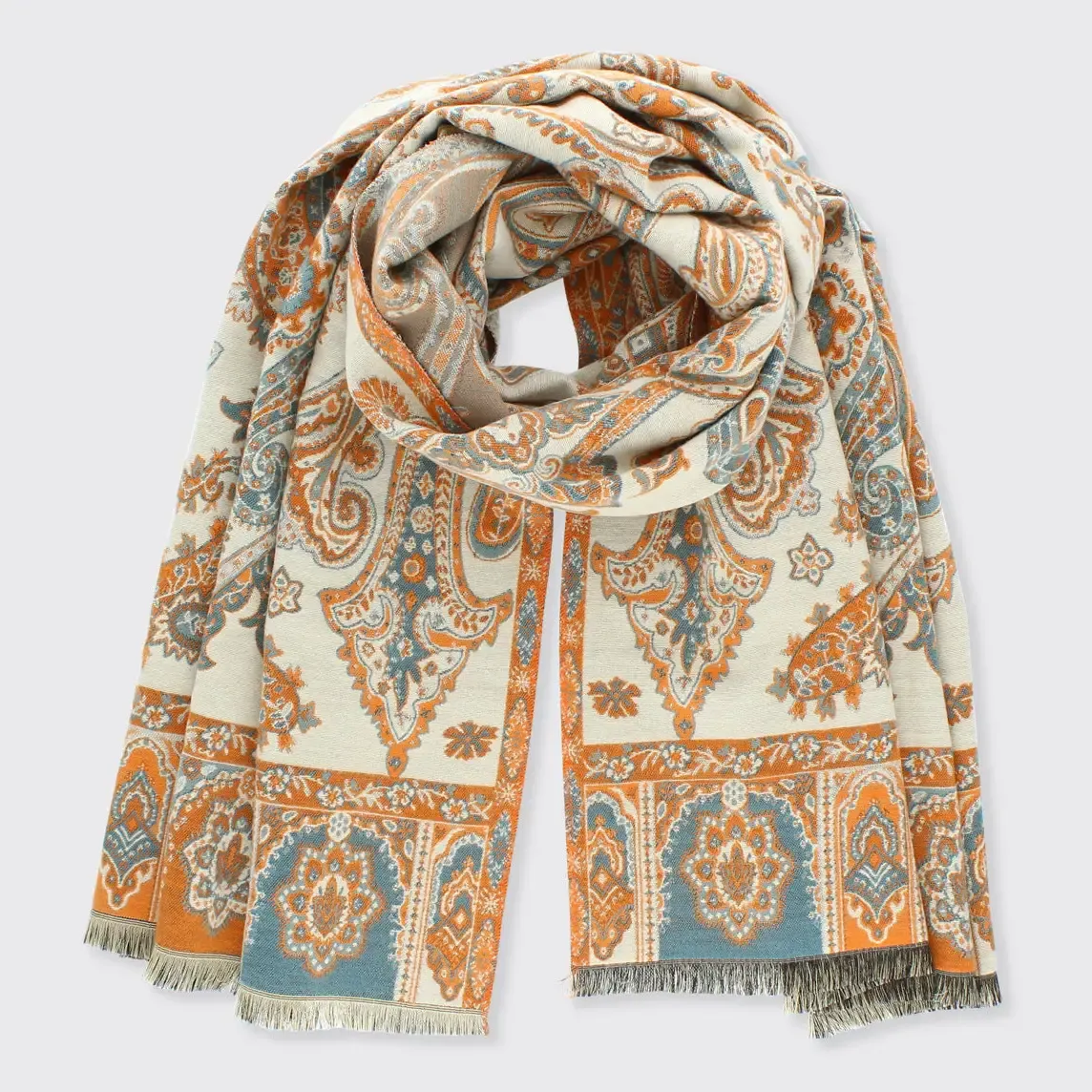 Arabella Woven Scarf - Amber