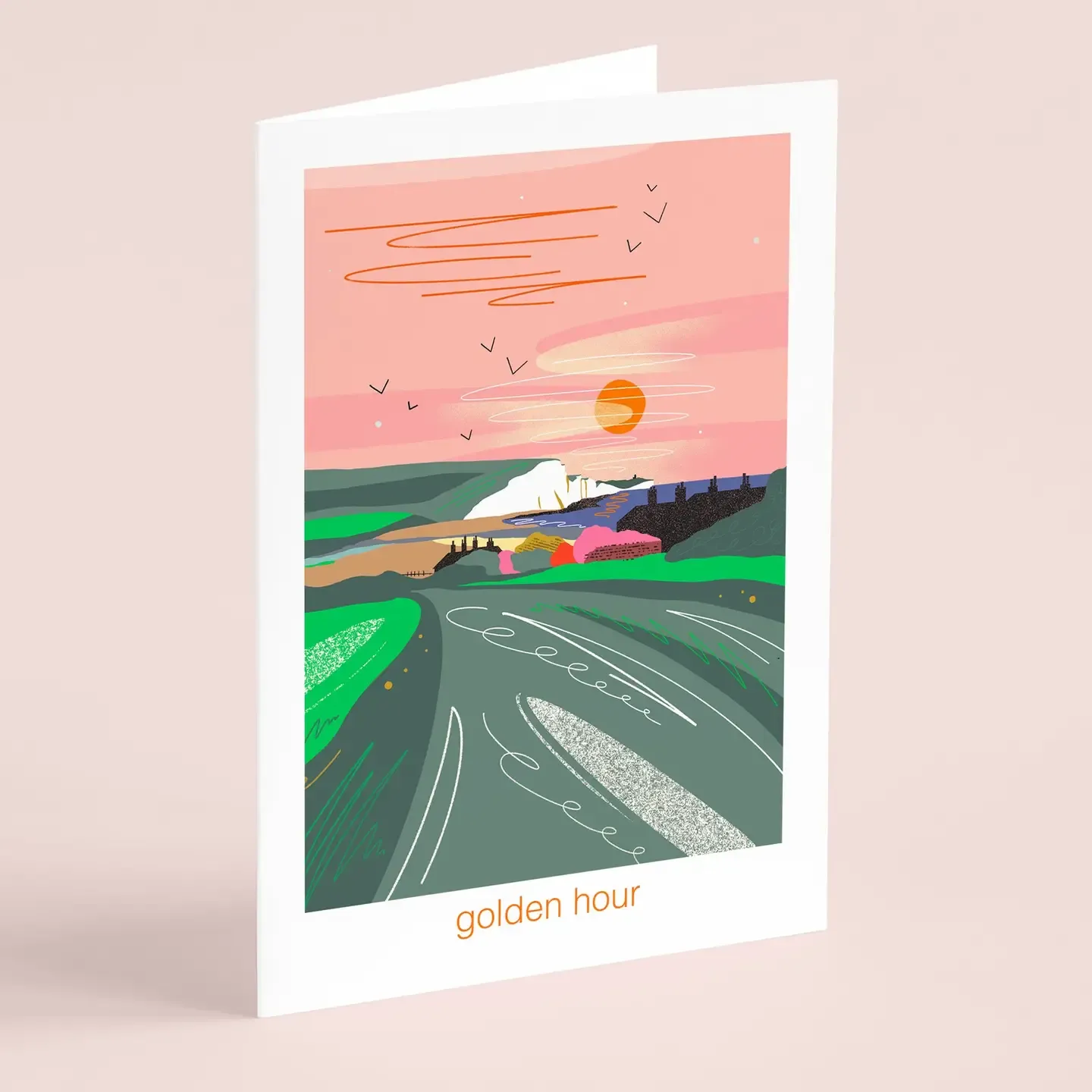 Let's Go Outside - The Golden Hour Card