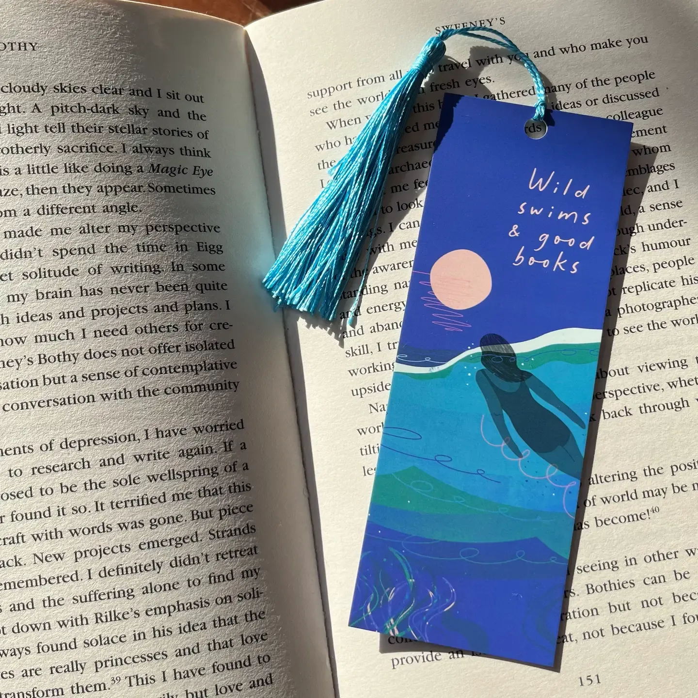 Books Double Sided Bookmark