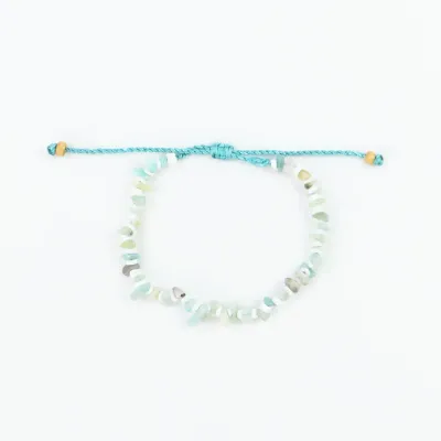 Dunes Stone Bead Bracelet - Light Blues