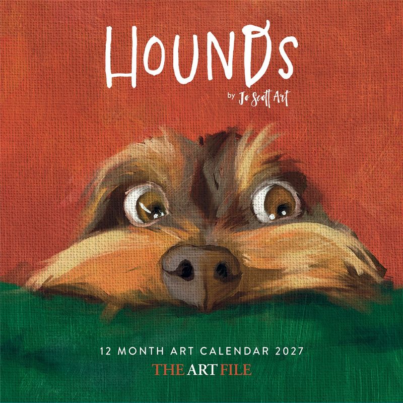 Hounds By Jo Scott Art Square 2027 Calendar