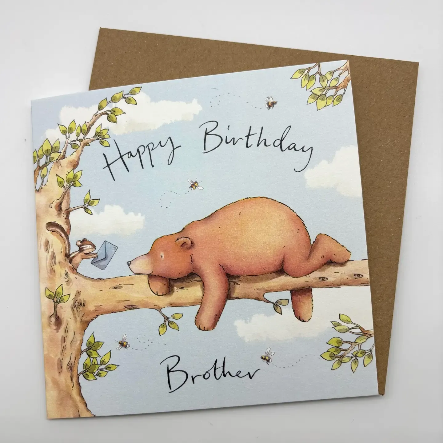 Bear Brother Birthday Card