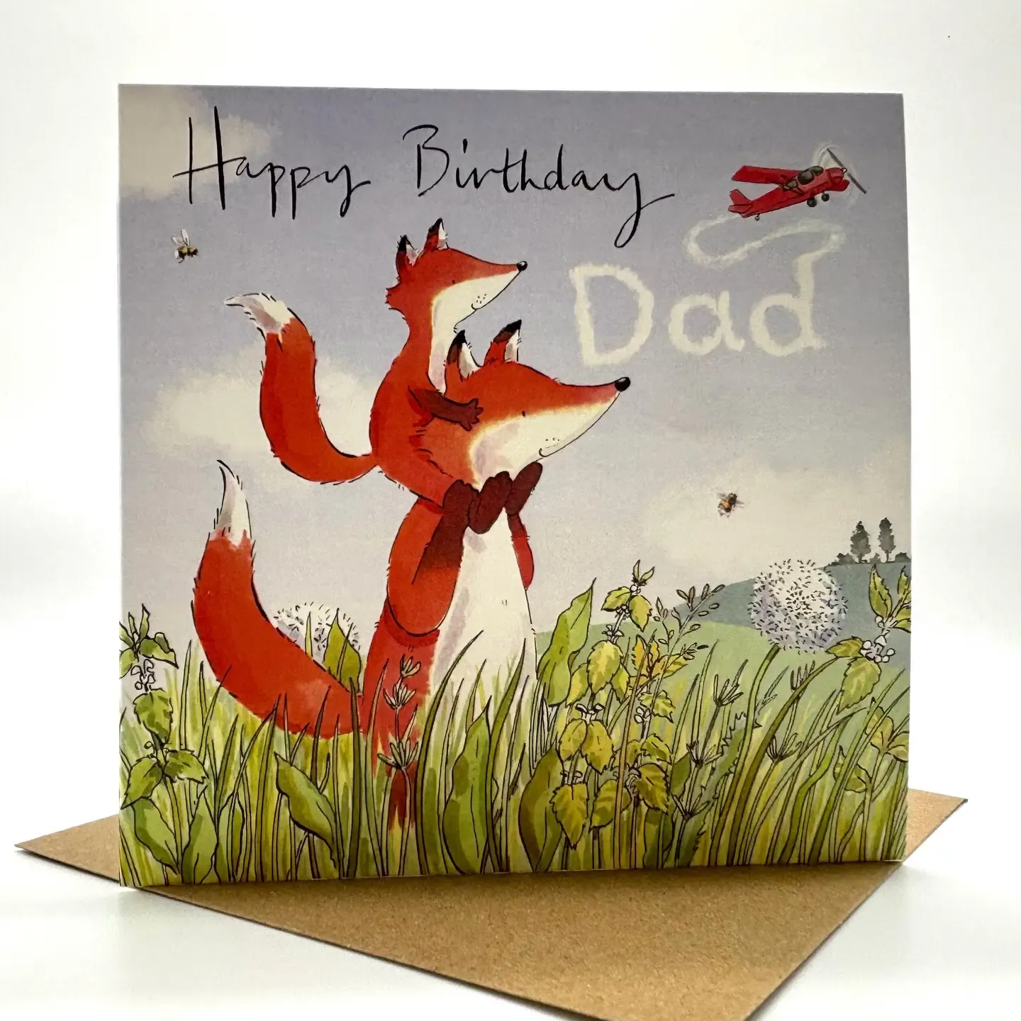Dad Fox Birthday Card