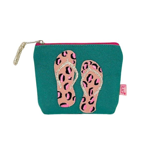 Lua Flip Flops Mini Purse Green