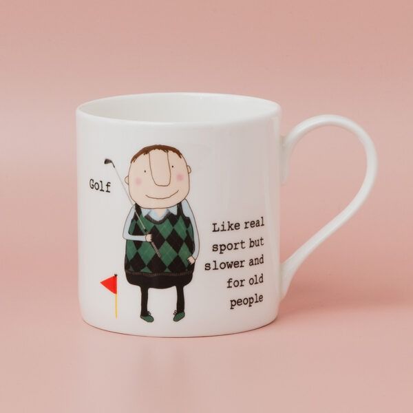 Golf Bone China Mug