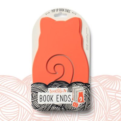 Book Tails Bookends - Cat