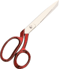 Schneiderschere mit Softgriff und Microverzahnung Schneiderschere mit Softgriff und Microverzahnung