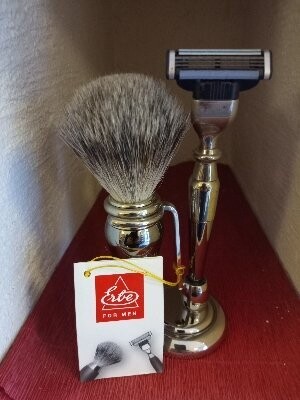 ERBE Rasiergarnitur 6427 Chrom Gillette Mach3