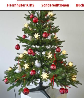 Sternenkette Miniatur 8cm weiss