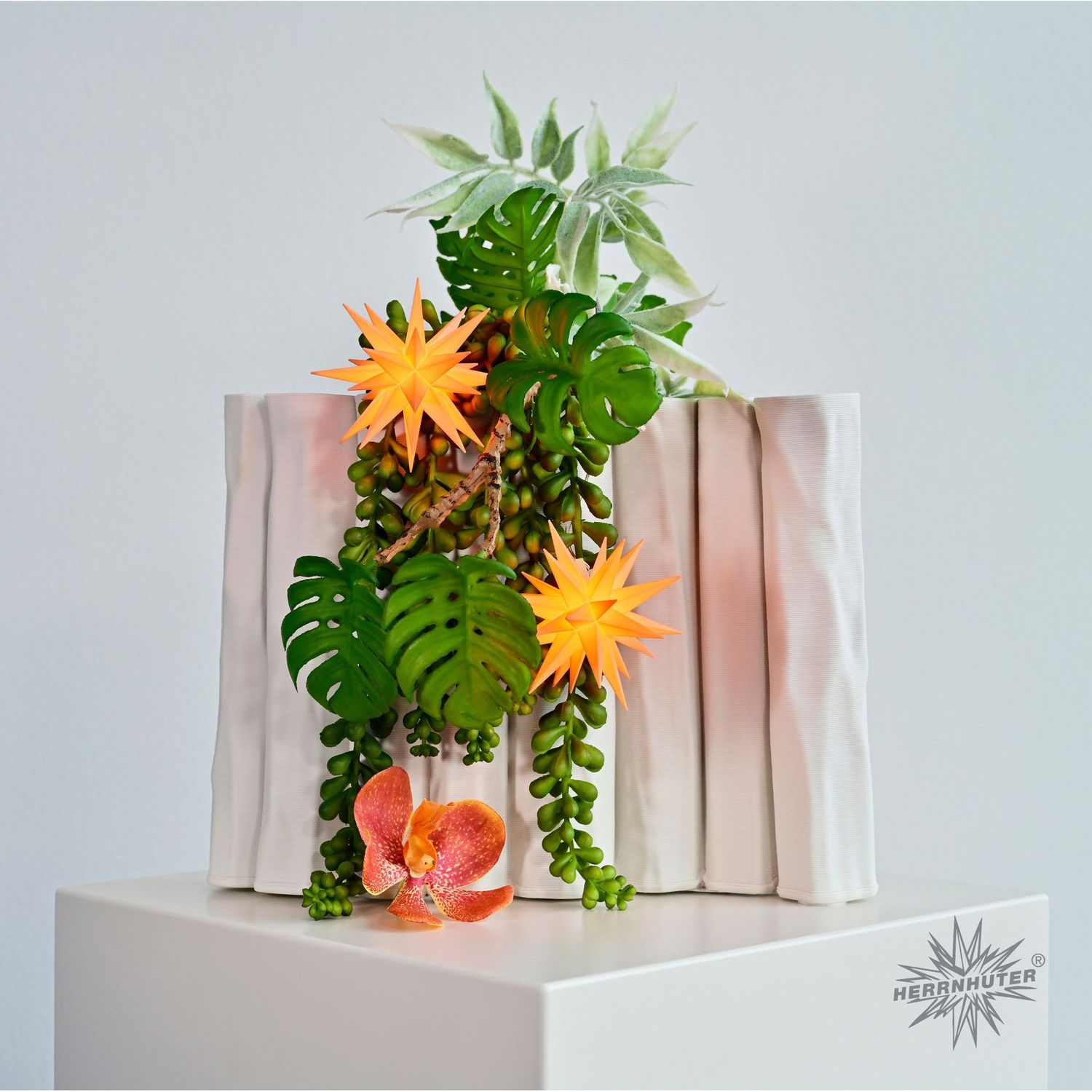 Herrnhuter Sonderedition 2026 Miniaturstern apricot