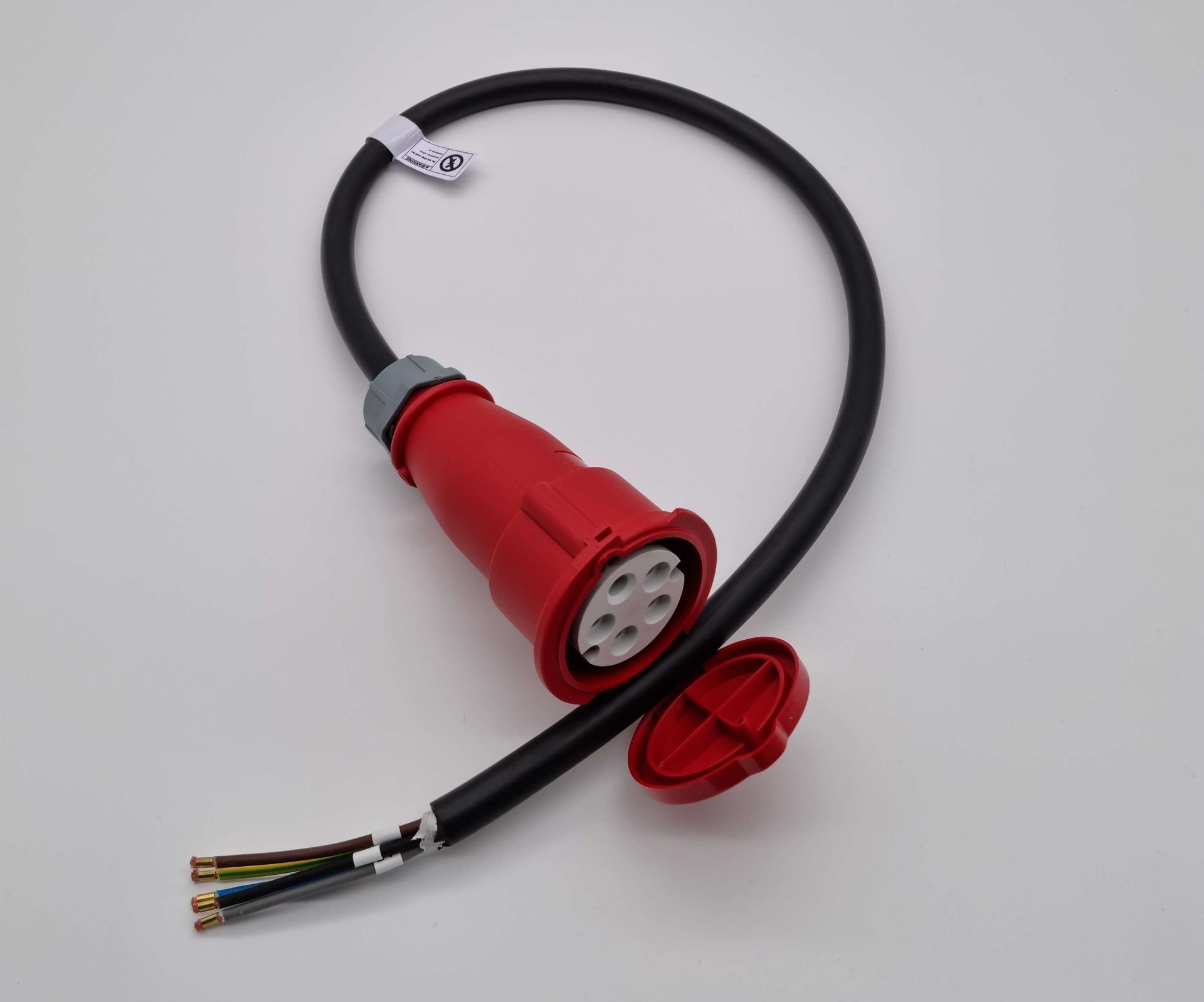 CEE Adapterkabel | Blanko zu CEE 16A 5Polig | 11kW 3Phasig | 60cm