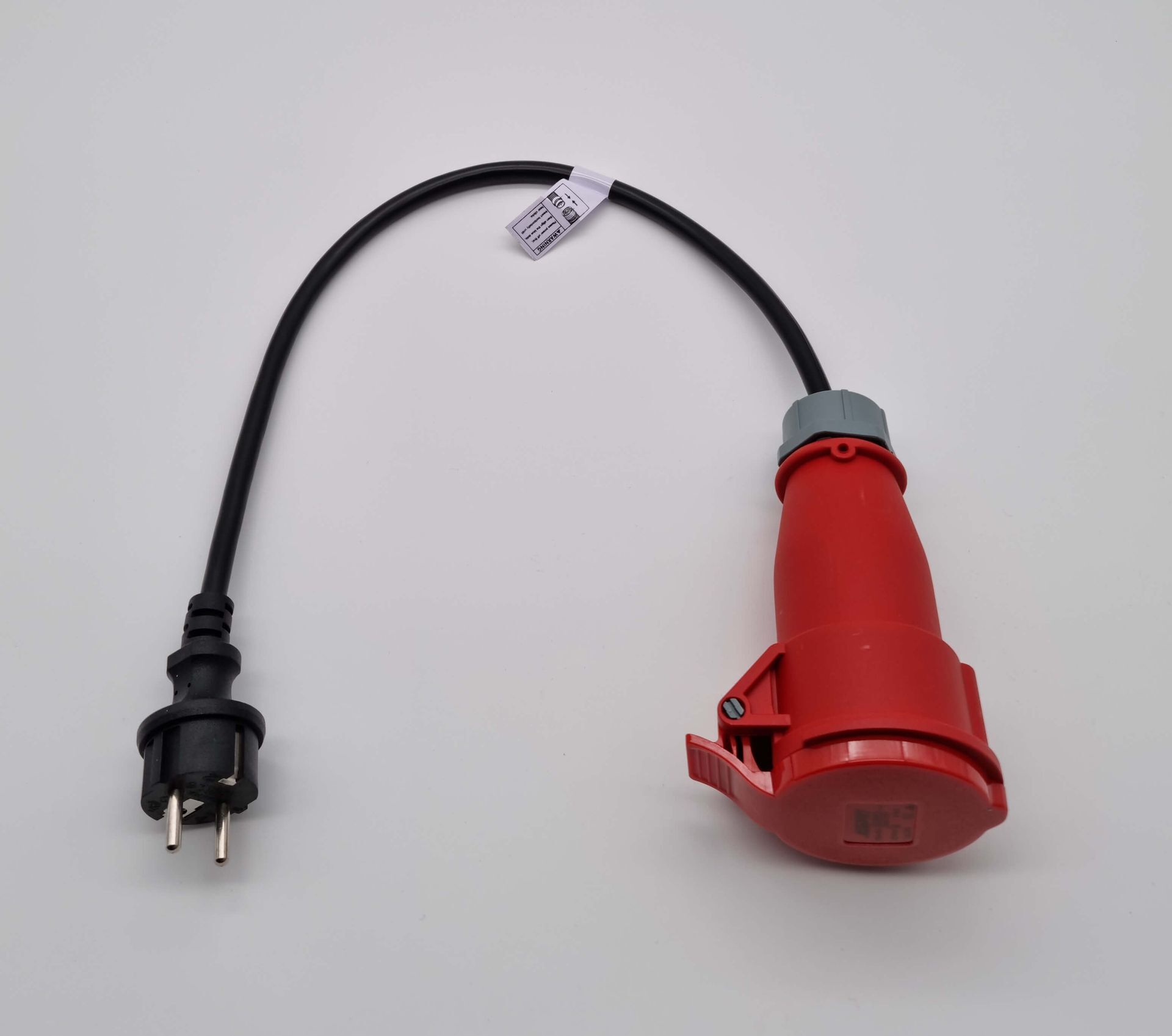 Schuko zu CEE 5Polig | EV-Adapterkabel | 16A 3,6kW 1Phasig | 30cm