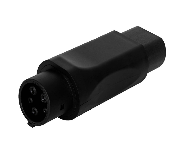 Adapter | Typ2 zu Typ1 | 32A 7,2kW 1Phasig | inkl. Tasche