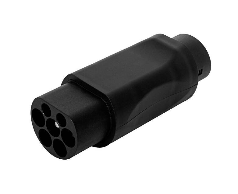 Adapter | Typ2 zu Typ1 | 32A 7,2kW 1Phasig | inkl. Tasche