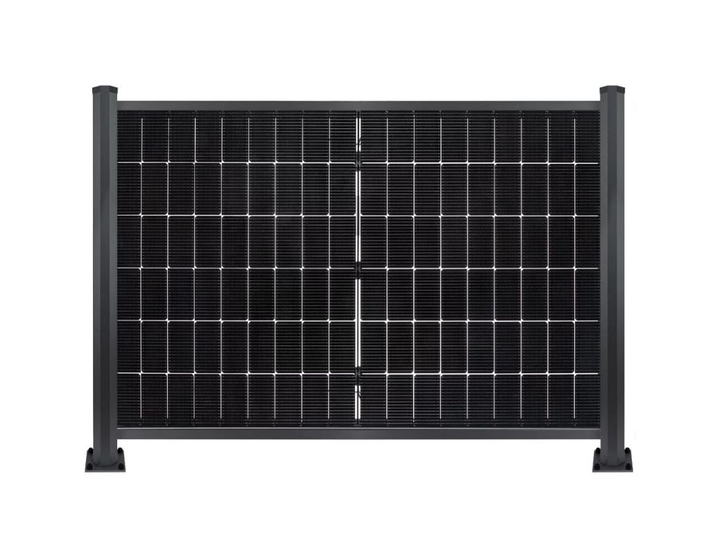 Solar PV-Zaun | 430 Watt pro Element | Quer | Komplettset