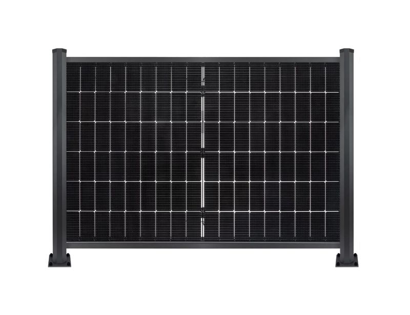 Solar PV-Zaun | 430 Watt pro Element | Quer | Komplettset