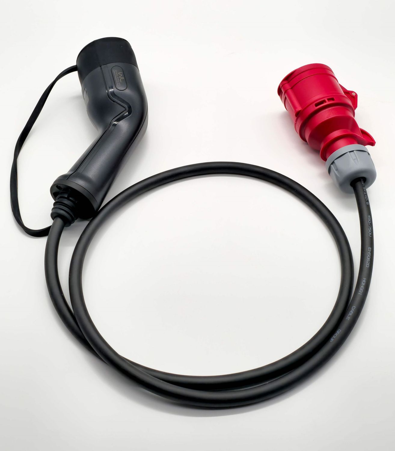 Adapterkabel | Typ2 zu CEE 5Polig | 16A 11kW 3Phasig