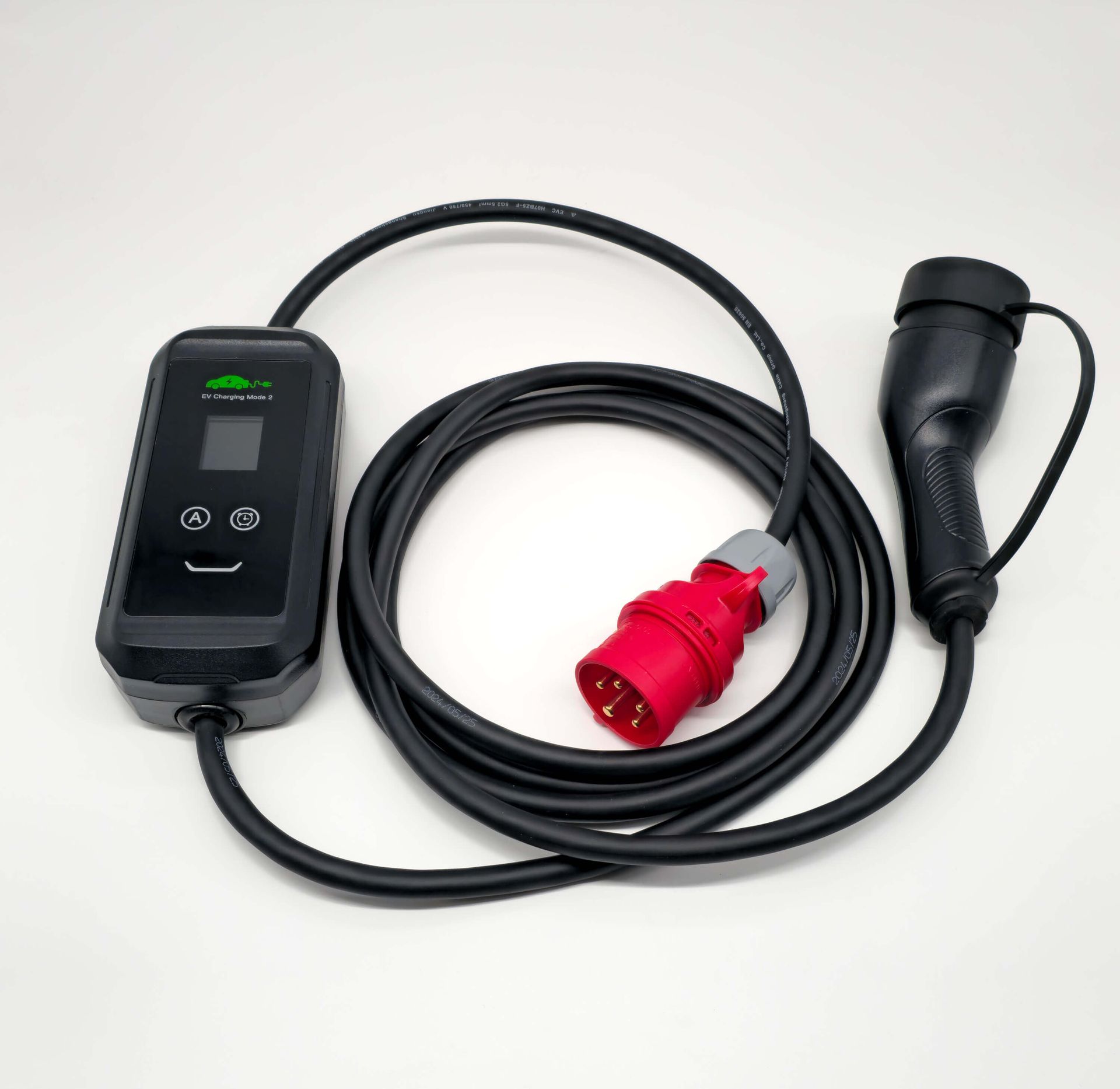 EVexpert V2 | Mobile Ladestation | 16A 11kW 3Phasig | Typ2 | 5/7/10m Kabel | APP, WIFI