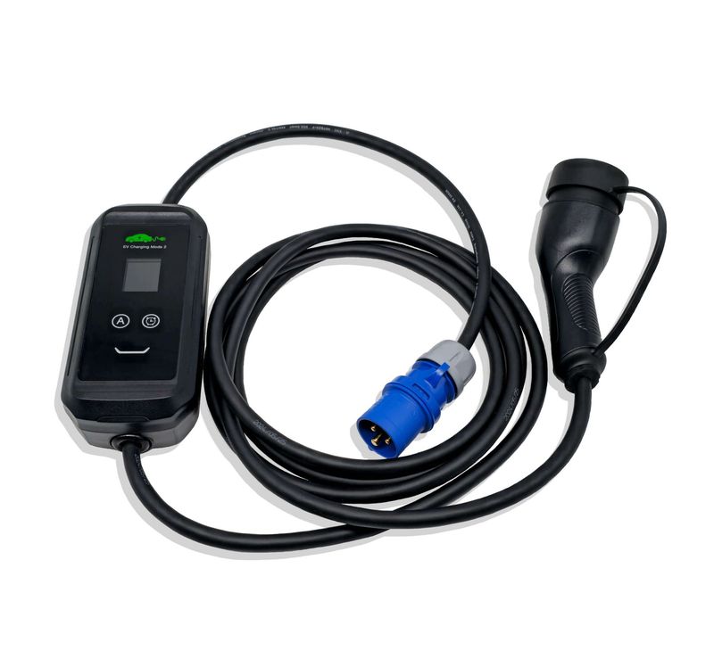 EVexpert V2 | Mobile Ladestation | 16A 3,6kW 1Phasig | Typ2 | 5m Kabel | APP, WIFI