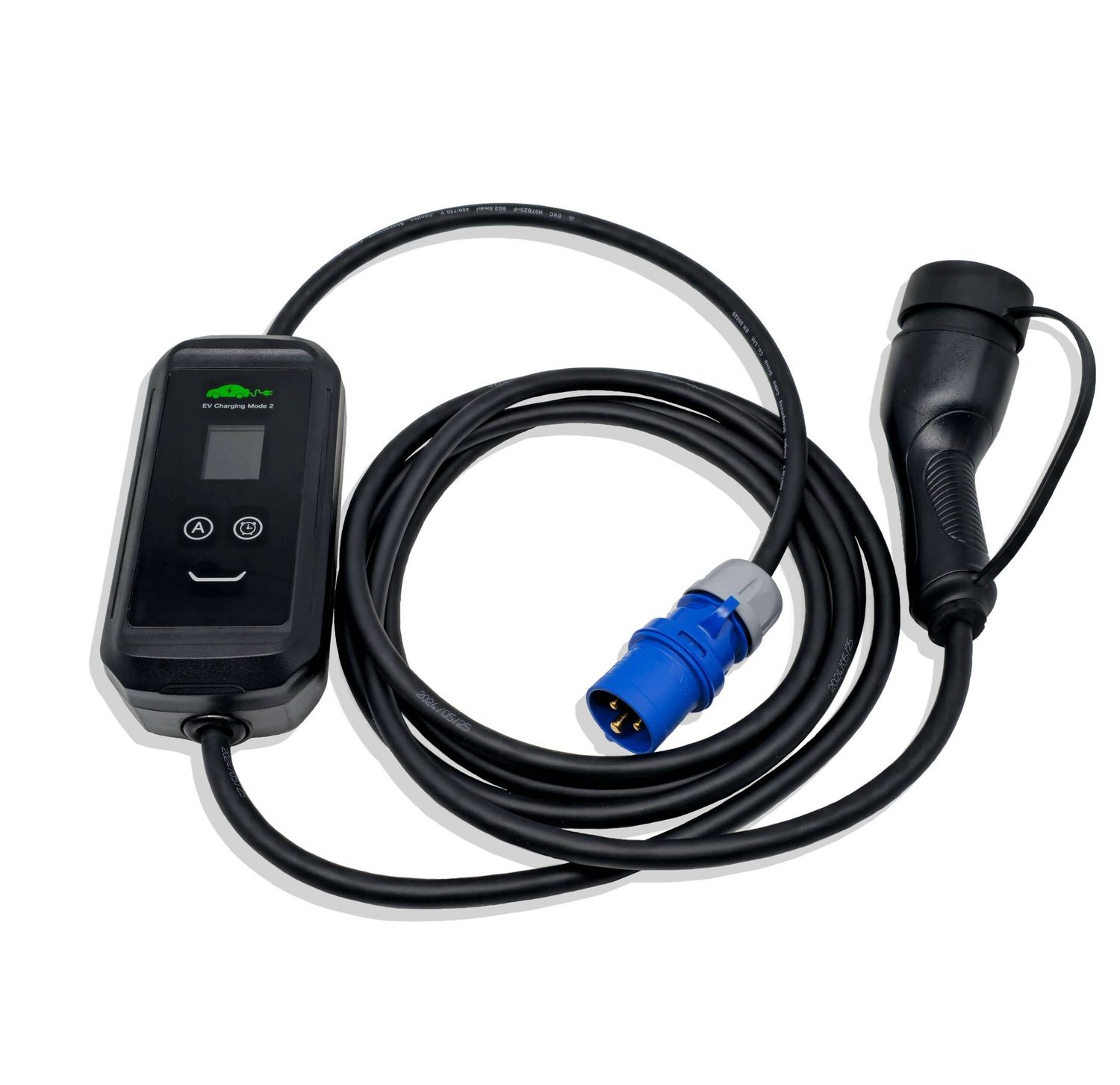 EVexpert V2 | Mobile Ladestation | 32A 7,2kW 1Phasig | Typ2 | 5m Kabel | APP, WIFI