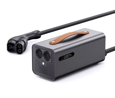 Tesla | V2L Adapter | 23A 5kW | 2x Schuko | 2 Meter CCS2 Kabel