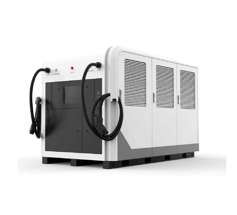Mobiler Batteriespeicher 200kWh | Integrierte DC-Ladestation 180kW Mobiler Batteriespeicher 200kWh | Integrierte DC-Ladestation 180kW