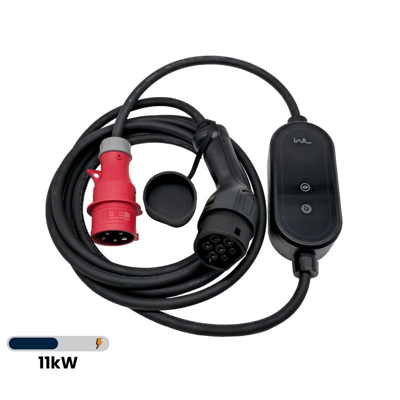 WIRELOAD Gen2 | Mobile Ladestation | 16A 11kW 3Phasig | Typ2 | IP67 | 5/10/15m