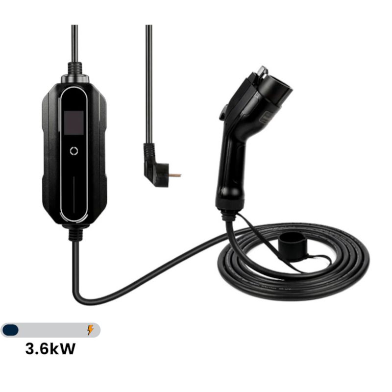 EVexpert | Mobile Ladestation | 16A 3,6kW 1Phasig | Typ1 | IP65 | 5/10/15m Kabel