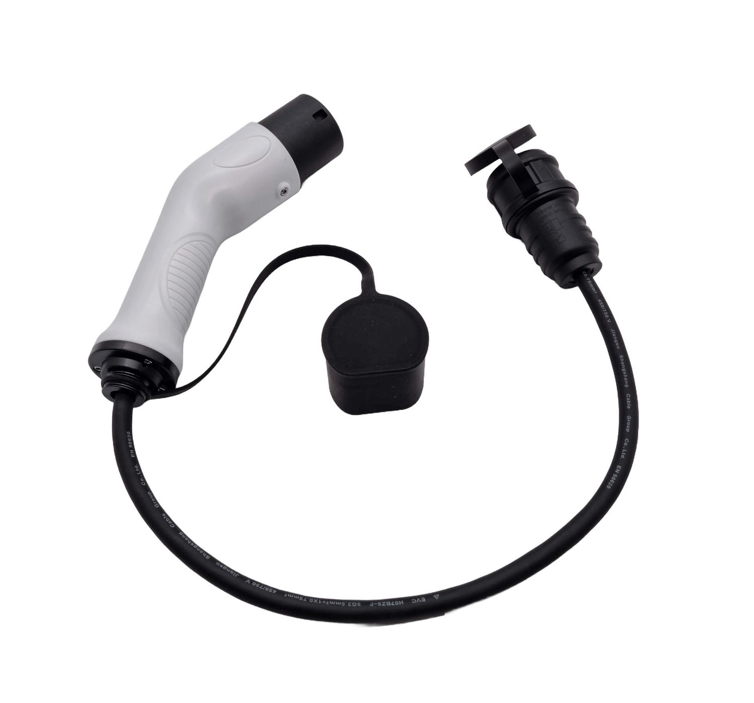 EV-Adapterkabel | Typ2 Ladestation zu Schuko | 16A 3,6kW 1Phasig