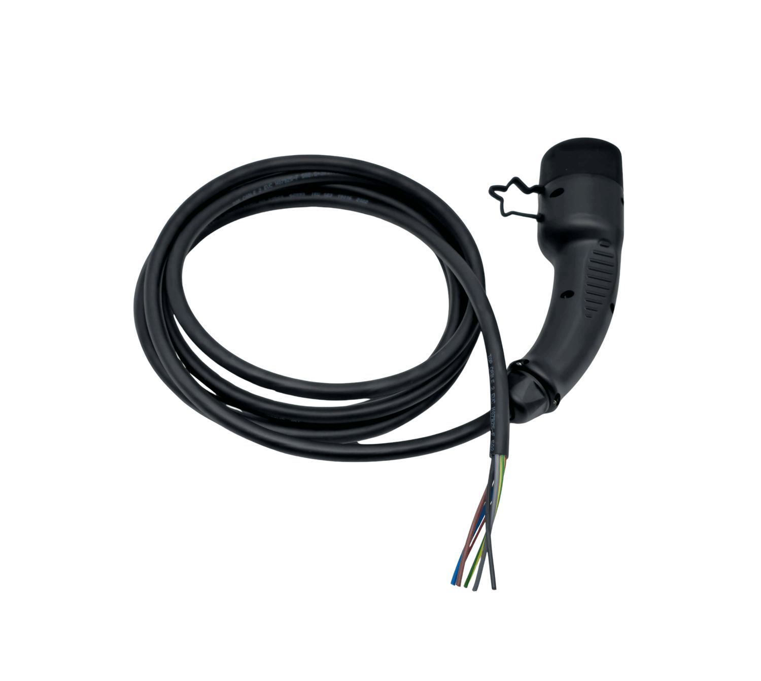 Tesla Ladekabel | Offenes Ende | 32A 7,2kW 1Phasig | Typ2 | 2-18 Meter | Chargeport-Opener