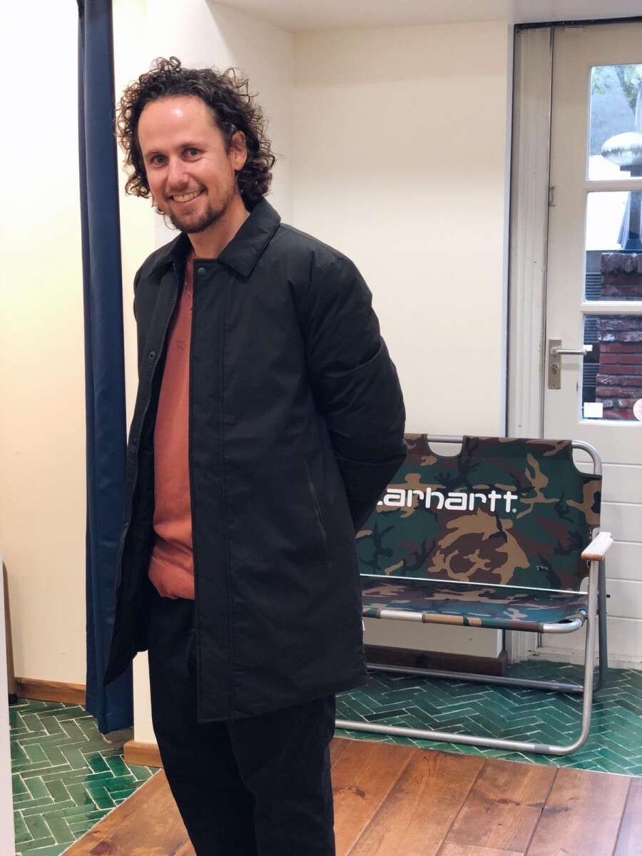 Wood bird Cloog Mac Coat - Black Wood bird Cloog Mac Coat - Black