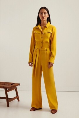 Another Label Celesta straight fit utility jumpsuit Another Label Celesta straight fit utility jumpsuit