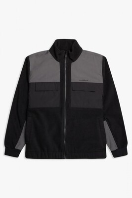 Woodbird Strukt Zip Fleece - Black Woodbird Strukt Zip Fleece - Black