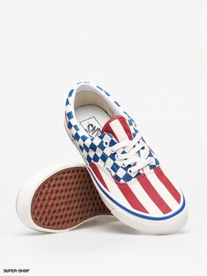 VANS Era 95 Dx Anaheim Factory OG Red Stripes/OG Blue Check VANS Era 95 Dx Anaheim Factory OG Red Stripes/OG Blue Check