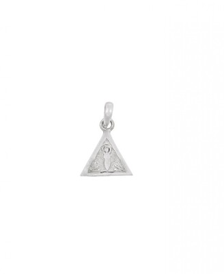TAJ TRIANGLE GAIA PENDANT, SILVER TAJ TRIANGLE GAIA PENDANT, SILVER