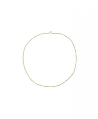 TAJ GREEN PERIDOT NECKLACE KHEPRI, SILVER TAJ GREEN PERIDOT NECKLACE KHEPRI, SILVER