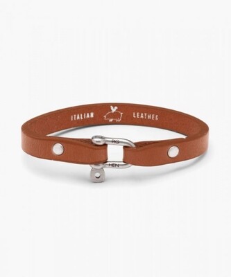 PIG & HEN VICIOUS VIK LEATHER COGNAC | SILVER PIG & HEN VICIOUS VIK LEATHER COGNAC | SILVER