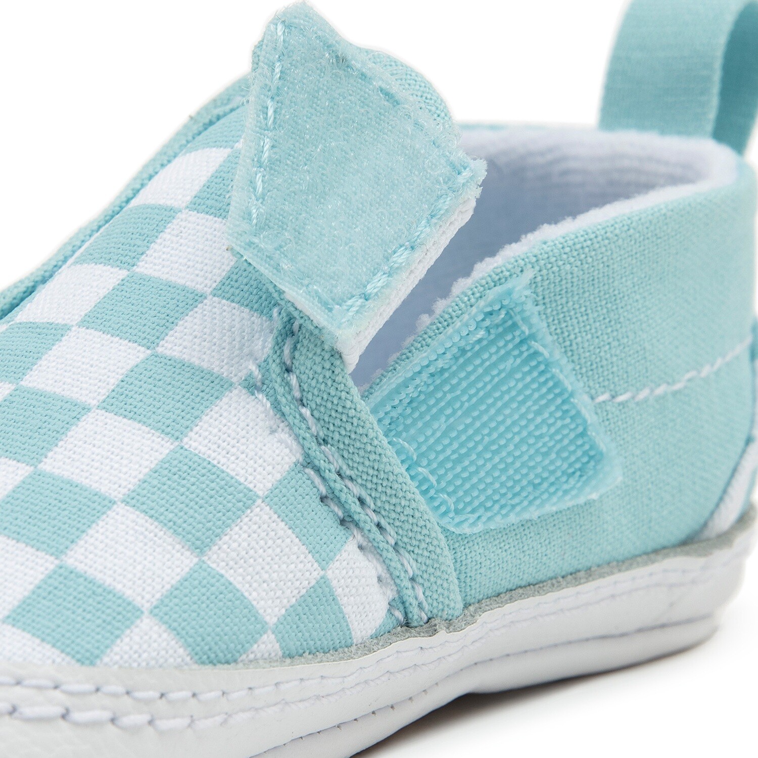 VANS CHECKER SLIP-ON V CRIB BABYSCHOENEN (0-1 JAAR) AQUA