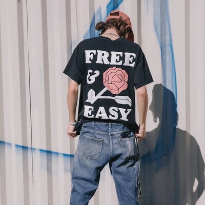 FREE & EASY - ROSE SS TEE