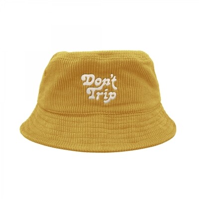 FREE & EASY - DON'T TRIP FAT CORDUROY BUCKET HAT