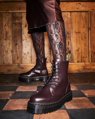 Dr Martens Jadon Burgundy Smooth rood 27311626 Dr Martens Jadon Burgundy Smooth rood 27311626