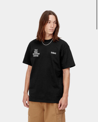 Carhartt Letterman T-Shirt zwart I031010