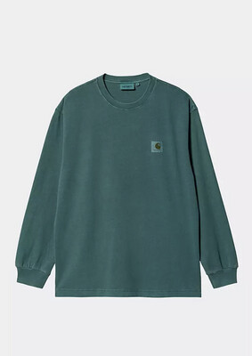 Carhartt L/S Nelson T-shirt Botonic Garment Dyed I029948
